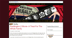 Desktop Screenshot of frugalistablog.com