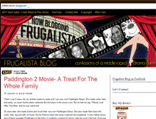 Tablet Screenshot of frugalistablog.com